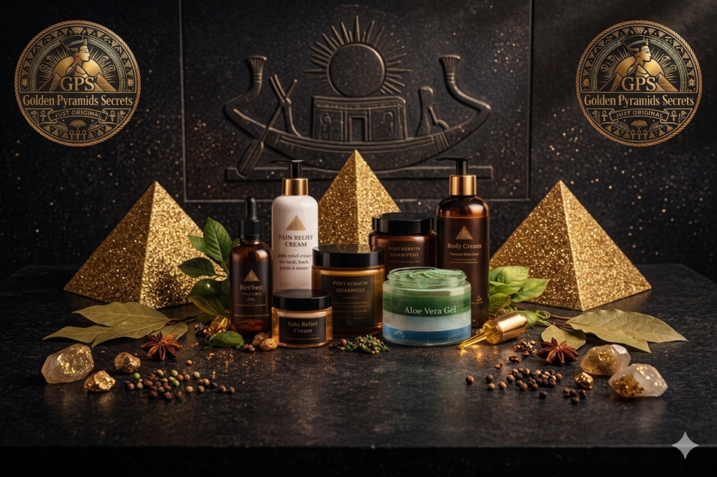 Golden Pyramids Secrets GPS: Natural Pain Relief Creams and Summer Products for Everyday Wellness